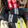 The photo shows a package with footwear in the category BSU.