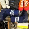 The photo shows a package with footwear in the category BSU.