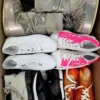 The photo shows a package with footwear in the category BSU.