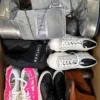 The photo shows a package with footwear in the category BSU.