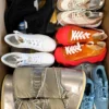 The photo shows a package with footwear in the category BSU.