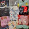 The photo shows a package with clothing in the category K.