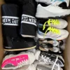 The photo shows a package with footwear in the category BSU.