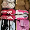 The photo shows a package with footwear in the category BSU.