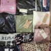 The photo shows a package with clothing in the category K.