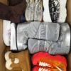 The photo shows a package with footwear in the category BSU.