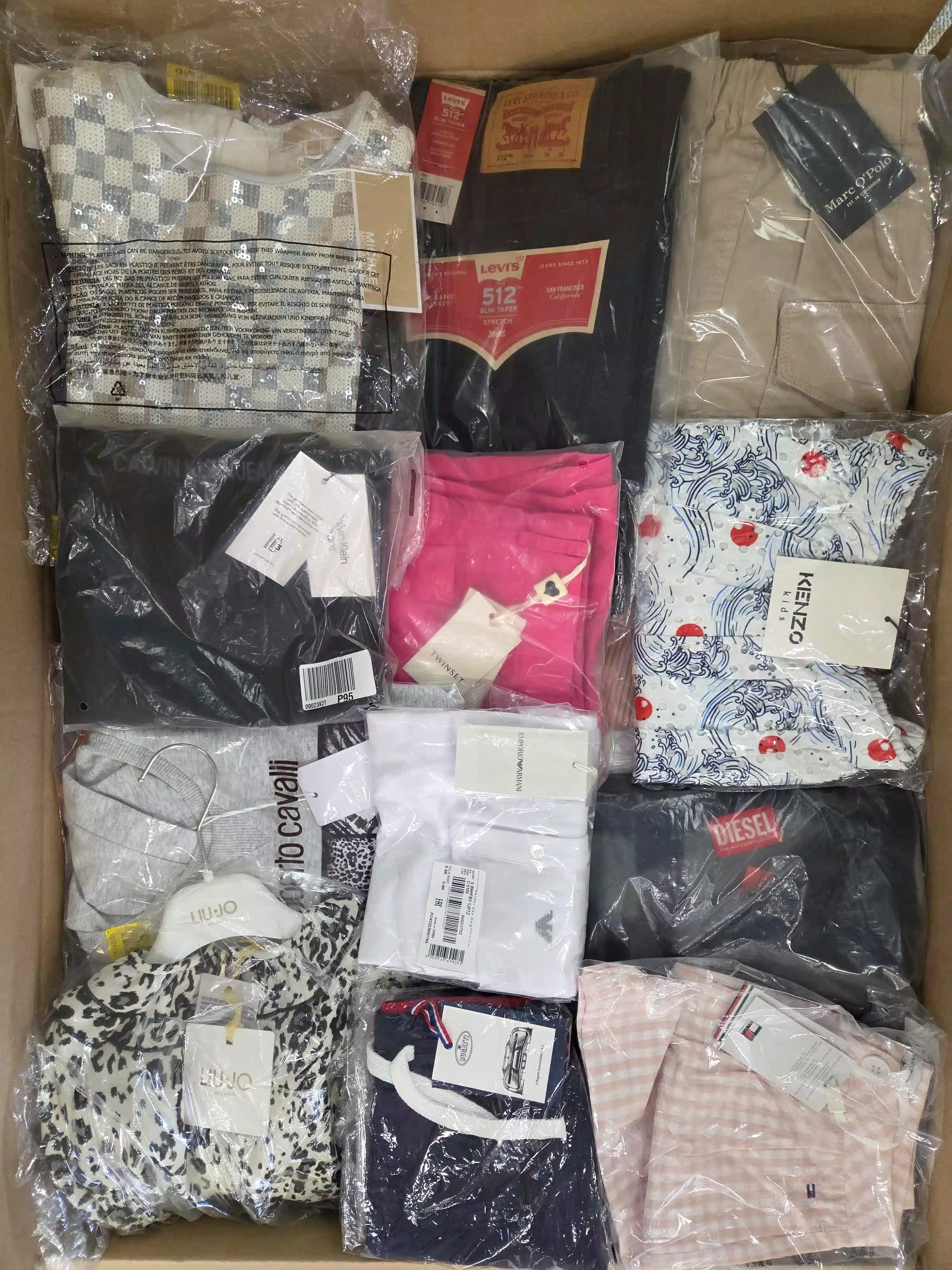 K460 3 The photo shows a package with clothing in the category K.