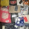 The photo shows a package with clothing in the category K.