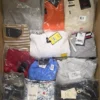 The photo shows a package with clothing in the category K.