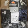 The photo shows a package with clothing in the category AM.