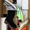 The photo shows a package with footwear in the category CS.