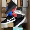 The photo shows a package with footwear in the category CS.