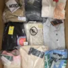 The photo shows a package with clothing in the category AP.