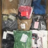The photo shows a package with clothing in the category AP.
