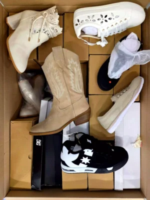 The photo shows a package with clothing in the category B.