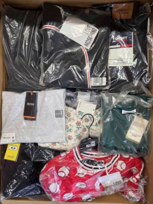 The photo shows a package with clothing in the category A.
