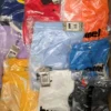 The photo shows a package with clothing in the category H.