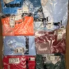 The photo shows a package with clothing in the category H.