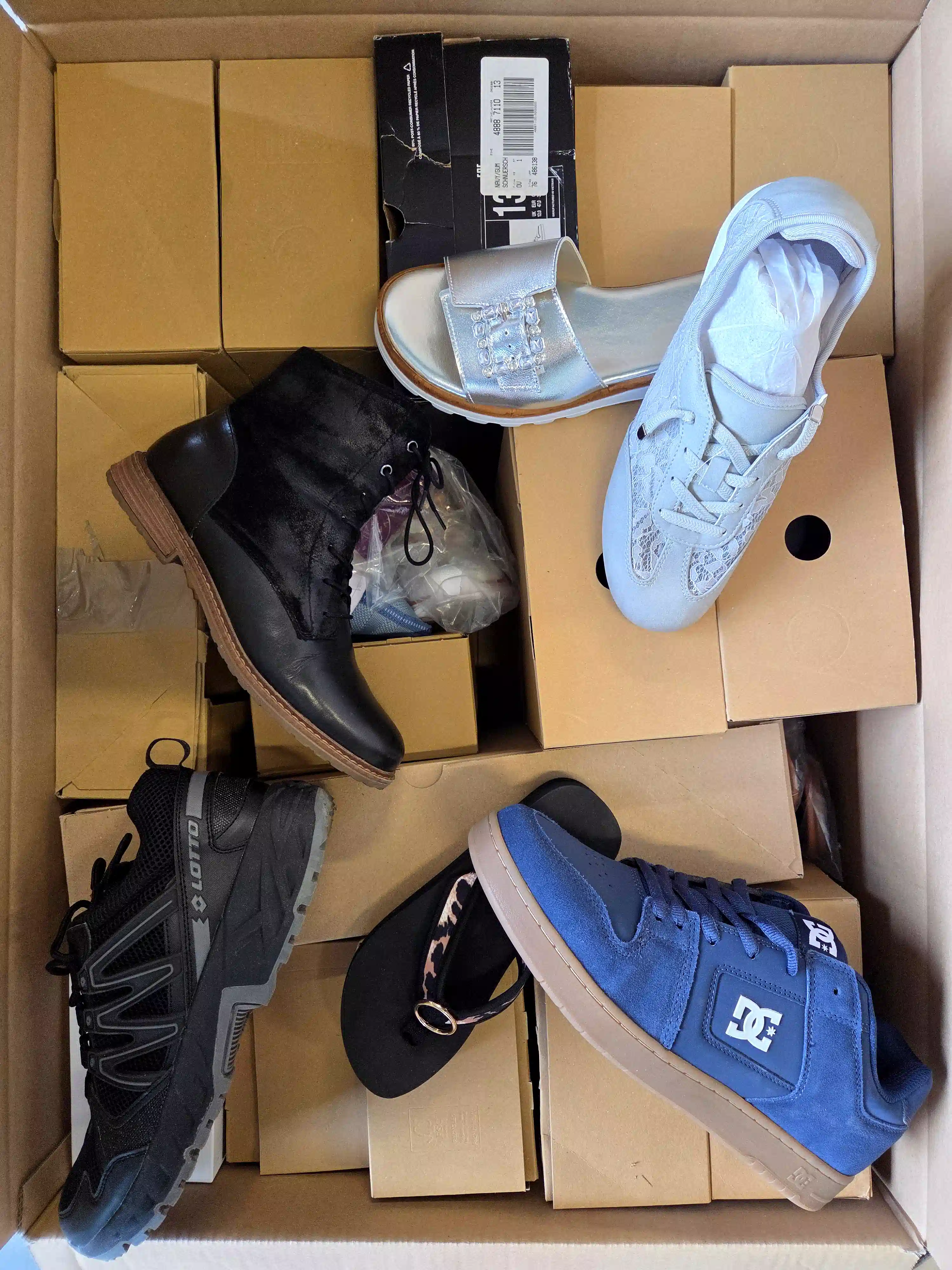 BYS121 3 The photo shows a package with clothing in the category B.