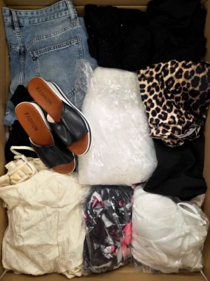 The photo shows a package with clothing in the category BSN.