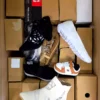 The photo shows a package with clothing in the category B.