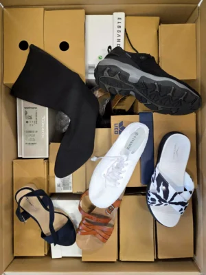 The photo shows a package with clothing in the category B.