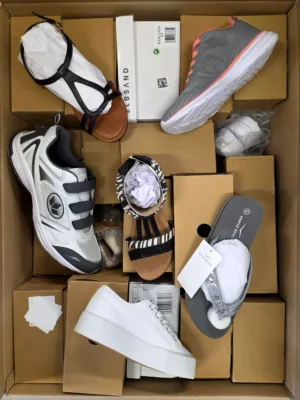 The photo shows a package with clothing in the category B.