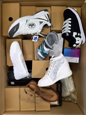 The photo shows a package with clothing in the category B.