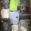 The photo shows a package with clothing in the category D.