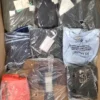 The photo shows a package with clothing in the category D.