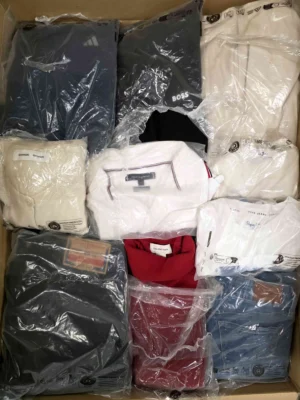 The photo shows a package with clothing in the category D.