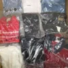The photo shows a package with clothing in the category D.
