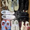 The photo shows a package with footwear in the category CSU.