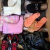 The photo shows a package with footwear in the category BSU.