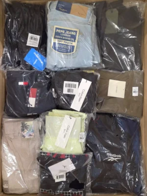 The photo shows a package with clothing in the category B.