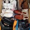 The photo shows a package with footwear in the category BSU.