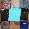 The photo shows a package with clothing in the category U.