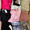The photo shows a package with clothing in the category U.