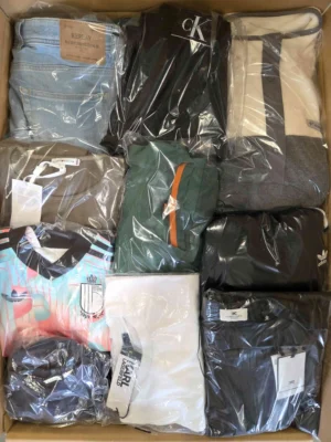 The photo shows a package with clothing in the category C.