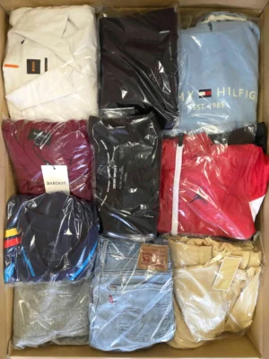 The photo shows a package with clothing in the category C.