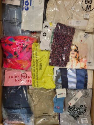 The photo shows a package with clothing in the category N.