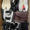 The photo shows a package with footwear in the category BSU.