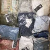 The photo shows a package with clothing in the category B.