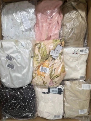 The photo shows a package with clothing in the category B.