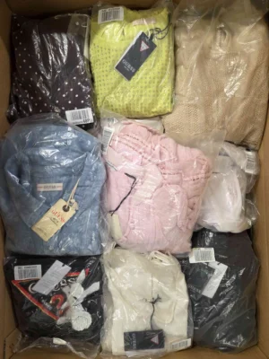 The photo shows a package with clothing in the category B.