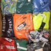 The photo shows a package with clothing in the category AR.