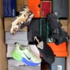 The photo shows a package with footwear in the category CS.