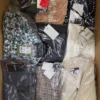 The photo shows a package with clothing in the category AP.