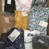 The photo shows a package with clothing in the category AP.