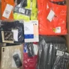 The photo shows a package with footwear in the category AS.